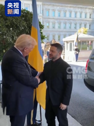 八个月内第三次访问白宫 泽连斯基与特朗普会晤