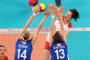 三连败！中国女排2比3不敌俄罗斯奥运队