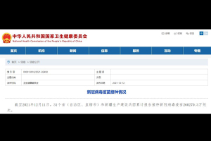 晚报|全国疫苗接种超26亿剂、美龙卷风超百人死亡
