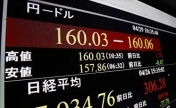 日元对美元汇率一度跌破160比1后回升
