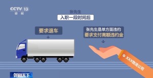 货车司机入职后被要求贷款买车 谨防“套路贷”