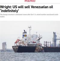 美国要“吃干抹净”：无限期控制委内瑞拉石油销售，收入只买美国货 美政府掌控资金流向