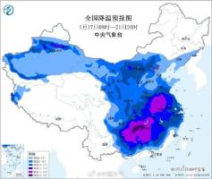 河南湖北等地将经历复杂的雨雪转换 多地迎今冬最强雨雪