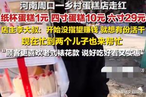 藏在周口乡村里的宝藏蛋糕店 超低定价火遍全网