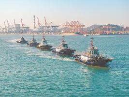 国内最大规模新能源拖轮船队投用 年均减碳超3000吨