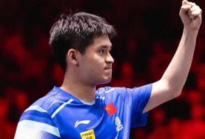 温瑞博3-0战胜陈俊菘 稳步前行显实力