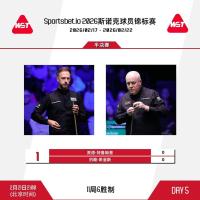 赵心童半决赛将战马克·艾伦 状态火热晋级四强