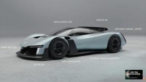 小米Vision GT设计细节首曝 超跑亮相巴展