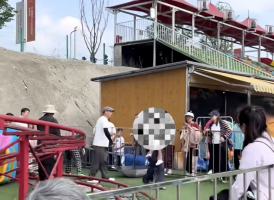 一女童被过山车撞倒卷入车底 园方回应称操作盲区所致