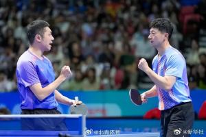 许昕:能被马龙选中的人不会差 兄弟携手再夺冠军