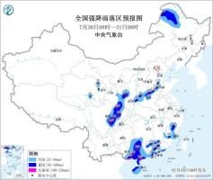 我国近期强降雨强对流天气频繁 多地需加强防范次生灾害