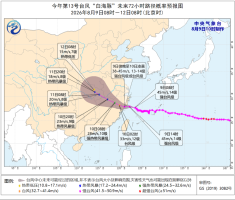 台风白海豚在浙江玉环沿海登陆 强风暴雨来袭