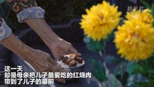 牺牲民警母亲带红烧肉为儿扫墓 生日愿望成遗憾