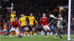 英超单场：曼联爆冷不敌狼队