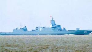 海軍055大驅(qū)為蘇超助威,，無錫艦霸氣十足 創(chuàng)意聯(lián)動(dòng)燃爆網(wǎng)絡(luò)