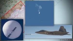 美军F-22发射响尾蛇导弹击落“中国监视气球”或创造最高击落纪录