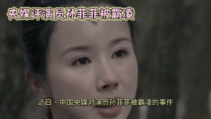 央媒评演员孙菲菲遭霸凌，引发公众广泛关注和讨论
