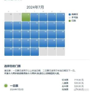上海迪士尼回应暑期门票飙至719元 高峰日定价引热议