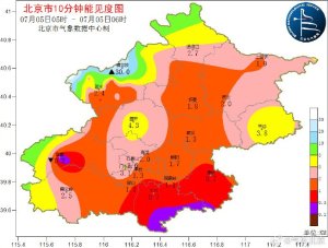 北京交警提示：今早有雾，大兴、通州部分地区能见度小于500米 驾车注意安全