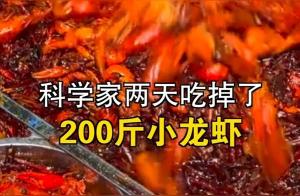 为了科研他们2天狂吃200斤小龙虾 小龙虾壳变身微塑料捕手