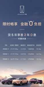 阿维塔汽车推年终优惠 多重礼遇限时享