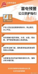 北京發(fā)布雷電冰雹大風(fēng)3預(yù)警 三重天氣威脅請(qǐng)注意防范