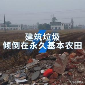 央視曝光農(nóng)田侵占問題 建筑垃圾毀田真相
