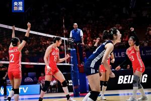 中國女排3-0完勝比利時(shí) 取得開門紅