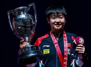 霸榜近3年,！孫穎莎連續(xù)154周排名世界第一 雙圈世乒賽金滿貫
