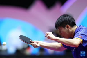 林诗栋晋级全运会半决赛 战胜黄友政