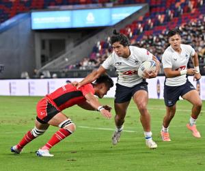 全运会橄榄球赛场感受“活力大湾区” 激情赛事展现独特魅力