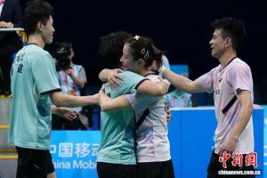 “雅思”组合晋级全运会四强 对手因伤退赛