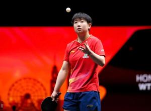 孫穎莎單局11-1吊打小日子獨苗！國乒包攬女單四強