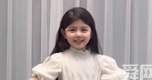 爸爸晒出自己的高颜值女儿，注定从小美到大