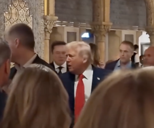 特朗普晚宴与会者戴狗头跳舞，画风诡异！