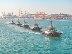 国内最大规模新能源拖轮船队投用 年均减碳超3000吨