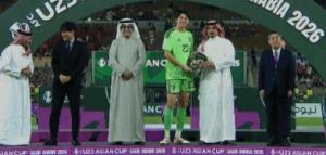 日本U23亚洲杯6场比赛只丢1球 荒木琉伟荣膺最佳门将