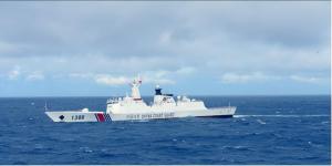 首次披露中国海警钓鱼岛执法画面 展现巡航常态