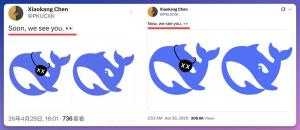 Claude画的DeepSeek蓝胖鱼 多模态识图新功能上线