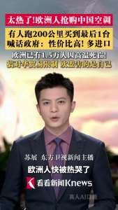 欧洲人加价抢购中国空调 热浪下的救命神器