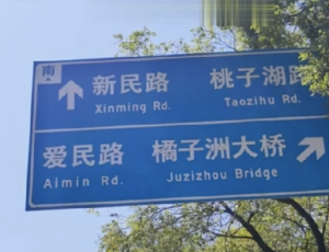 长沙连夜火速更正路牌 拼音错误已修正