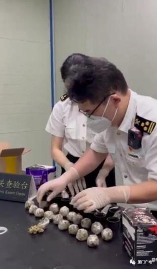 厦门海关查获“毒咖啡”18罐！系今年在寄递渠道查获的首起大麻案件