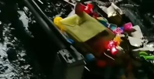 居民为晒被子出昏招效用翻车 取暖器变“炸弹”