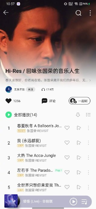 张国荣 长久的艺术色泽