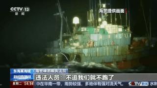 海警披露东海特大非法捕捞案 涉案金额超700万元