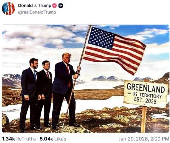 特朗普分享马克龙发给他的信息 引发国际局势紧张