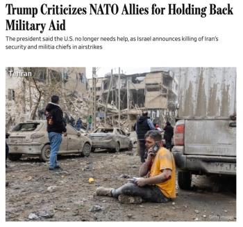 特朗普再提退群 北约盟友拒绝支持