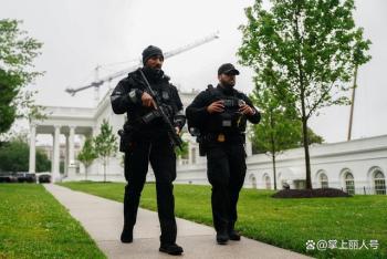 白宫附近传密集枪声 记者拍枪击现场 特勤局紧急疏散