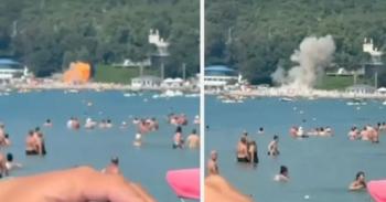 乌无人机在俄海滩爆炸前传出武器声 已致7死40伤