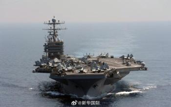美媒曝美军拟处分林肯号跳海水兵 水兵因压力过大跳海